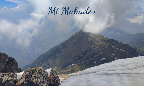 Mount Mahadev peak the highest peak of Srinagar